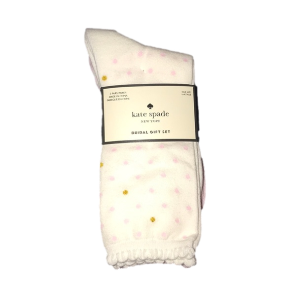 NWT Kate  Spade trio Bridal socks - Picture 1 of 6
